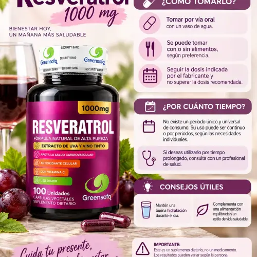 🍇 NAD+ + RESVERATROL — GREENSOFG — imagen 3